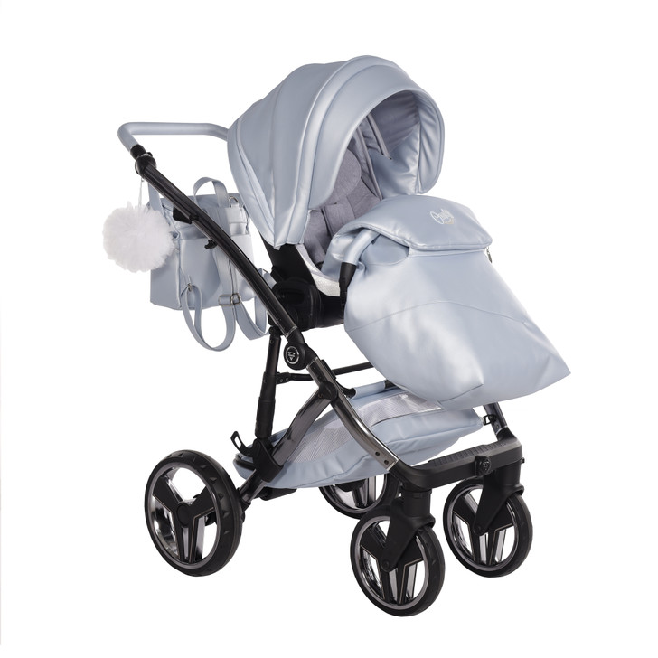 Junama Candy Premium Blue 2‑in‑1 Pram Pushchair Travel System