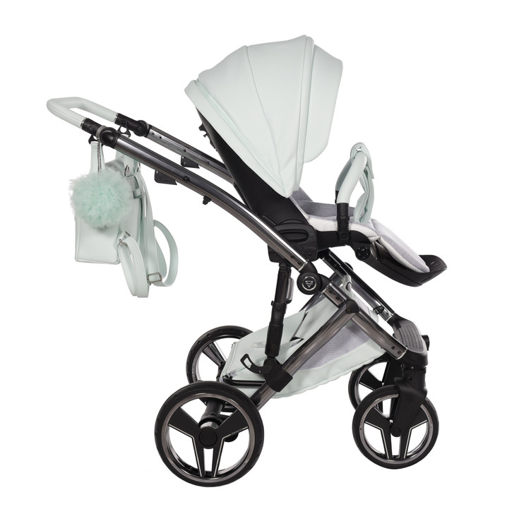 Junama Candy Premium Mint 2‑in‑1 Pram Pushchair Travel System