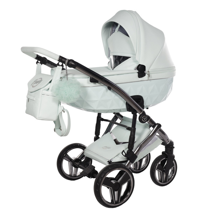 Junama Candy Premium Mint 2‑in‑1 Pram Pushchair Travel System