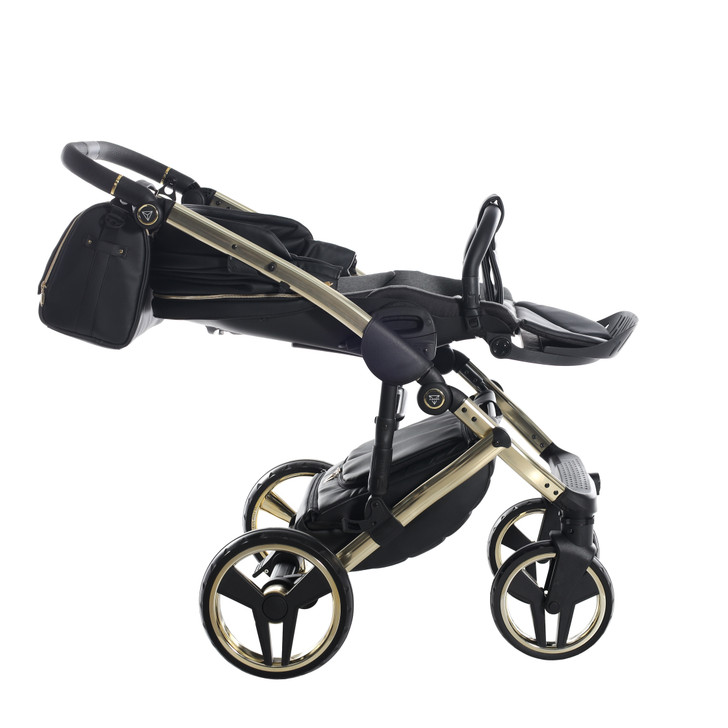Junama Enzo Black Gold 2‑in‑1 Pram Pushchair Travel System