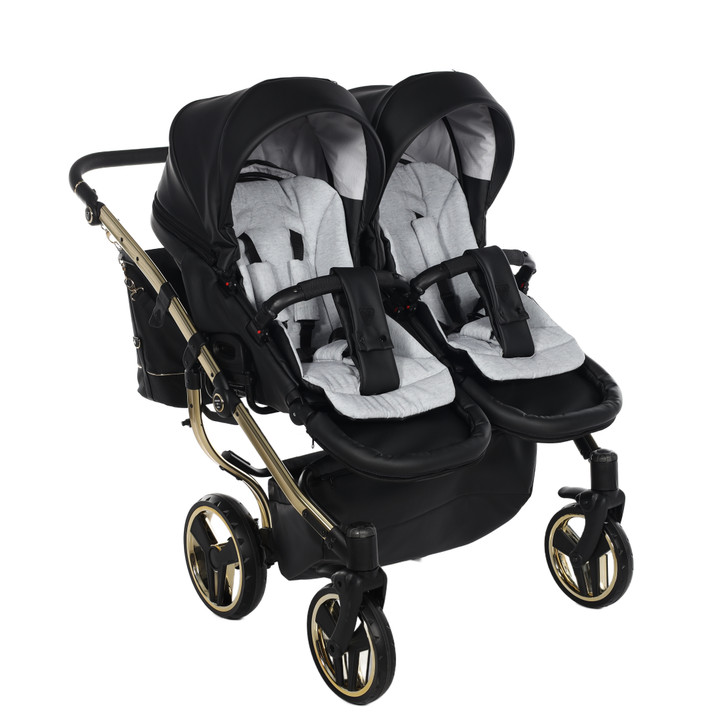 Junama Compact Duo Black Eco Pram Pushchair Travel System