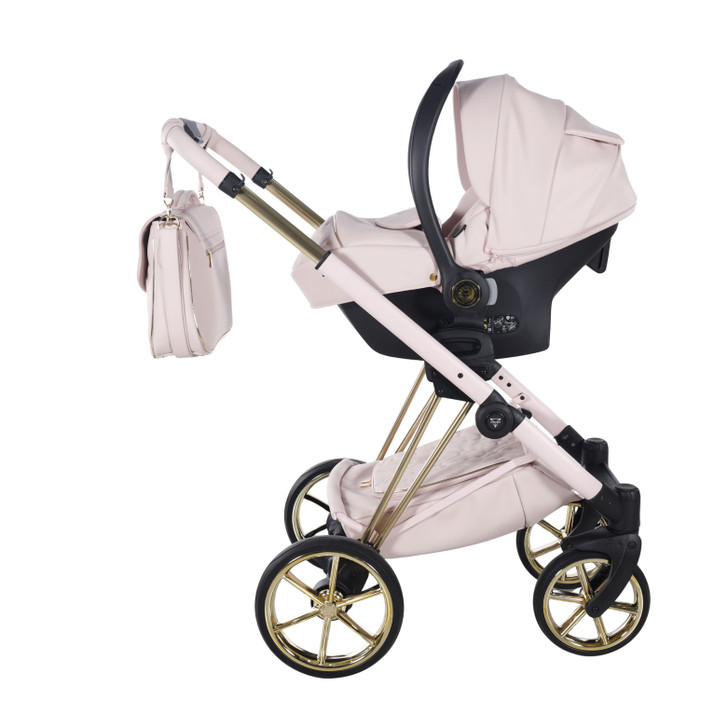 Junama Cubby Pink Gold Pram & Pushchair