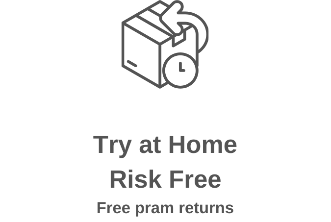 Junama risk free pram purchase with free returns
