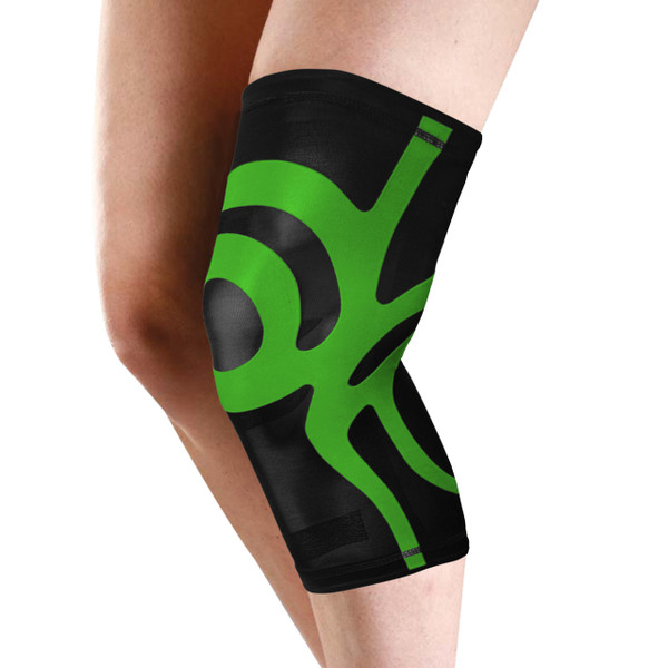 Pull on Knee Support with Integrated Power Band Compression Taping 