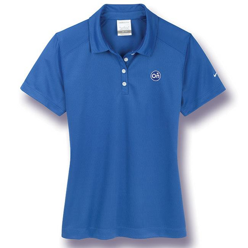 royal blue nike polo