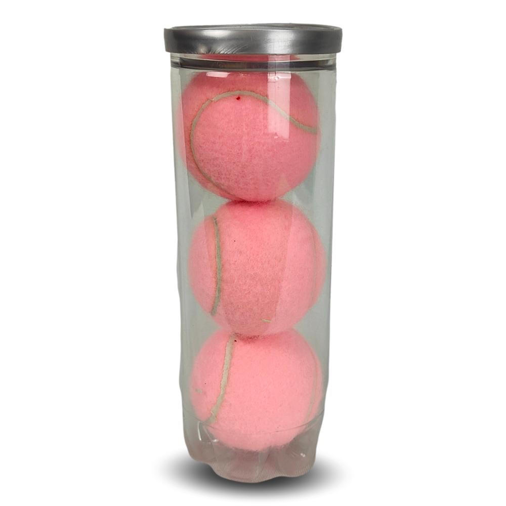 Buffalo Sports  Pink Tennis Balls - 3 ball Can