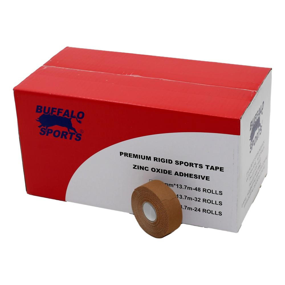 Buffalo Sports Premium Rigid Sports Tape 25mm x 13.7m Box of 48