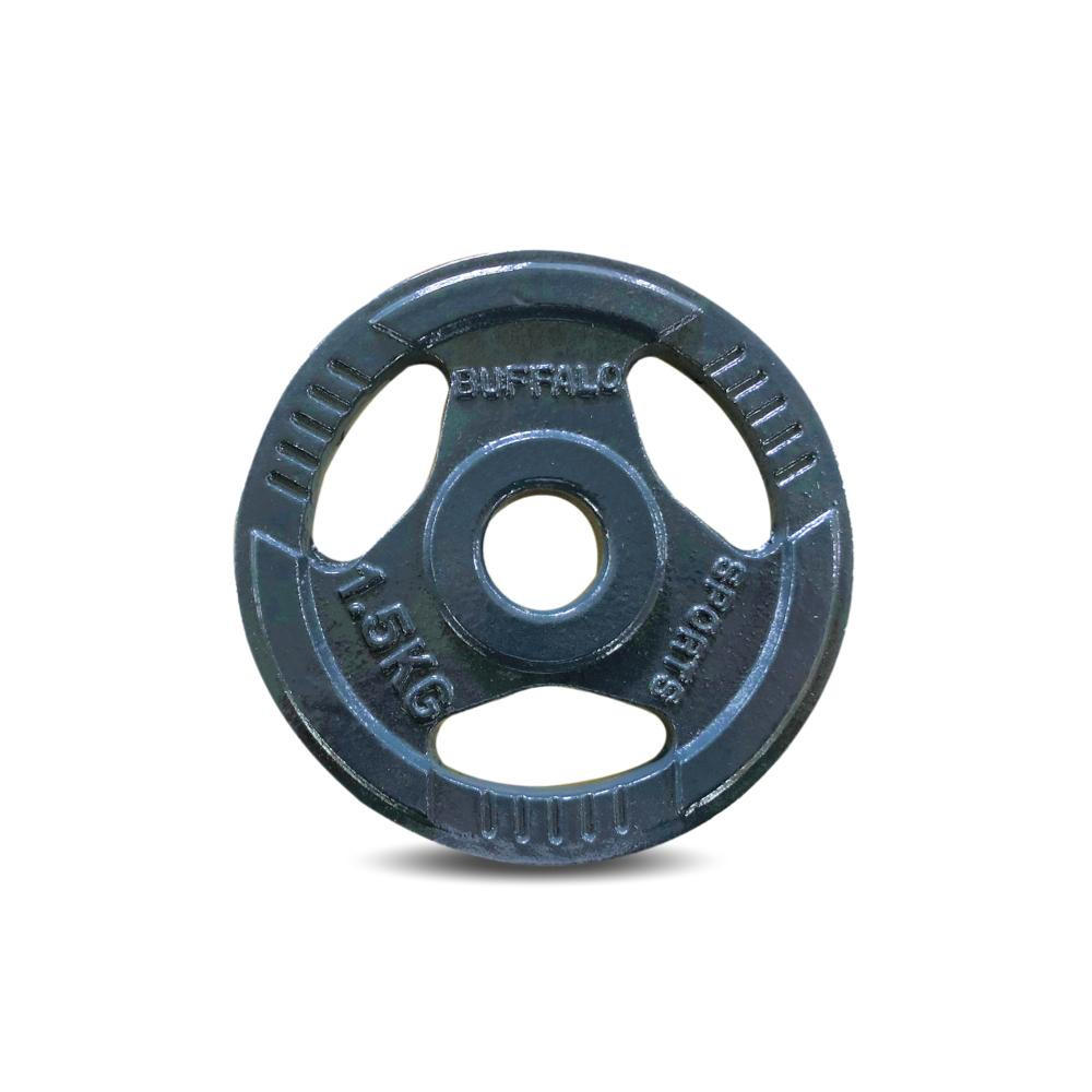 Buffalo Sports 1.5kg Hammer Tri Grip Weight Plates - 29mm Hole