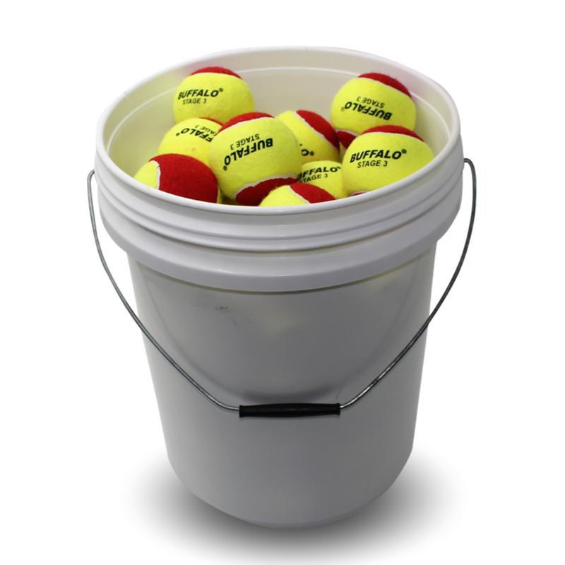 Buffalo Sports Stage 3 Tennis Balls 48 in Bucket - 75%