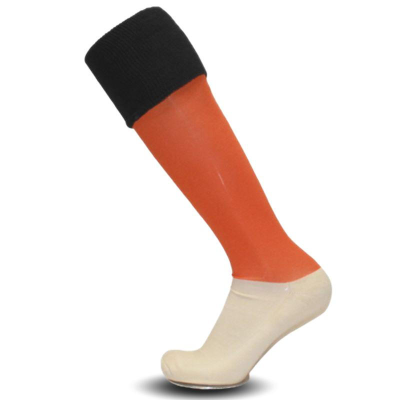 Buffalo Sports Ultra-Tec Football Socks - Orange Grey Turnover