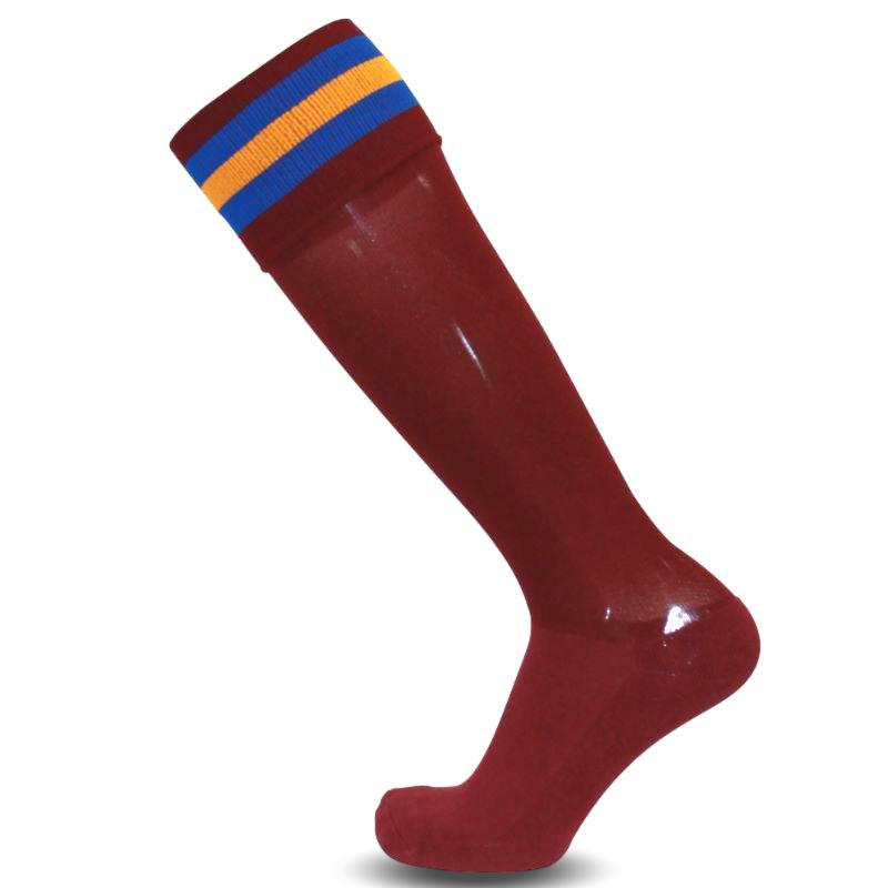 Buffalo Sports Ultra-Tec Football Socks - Maroon Gold Blue