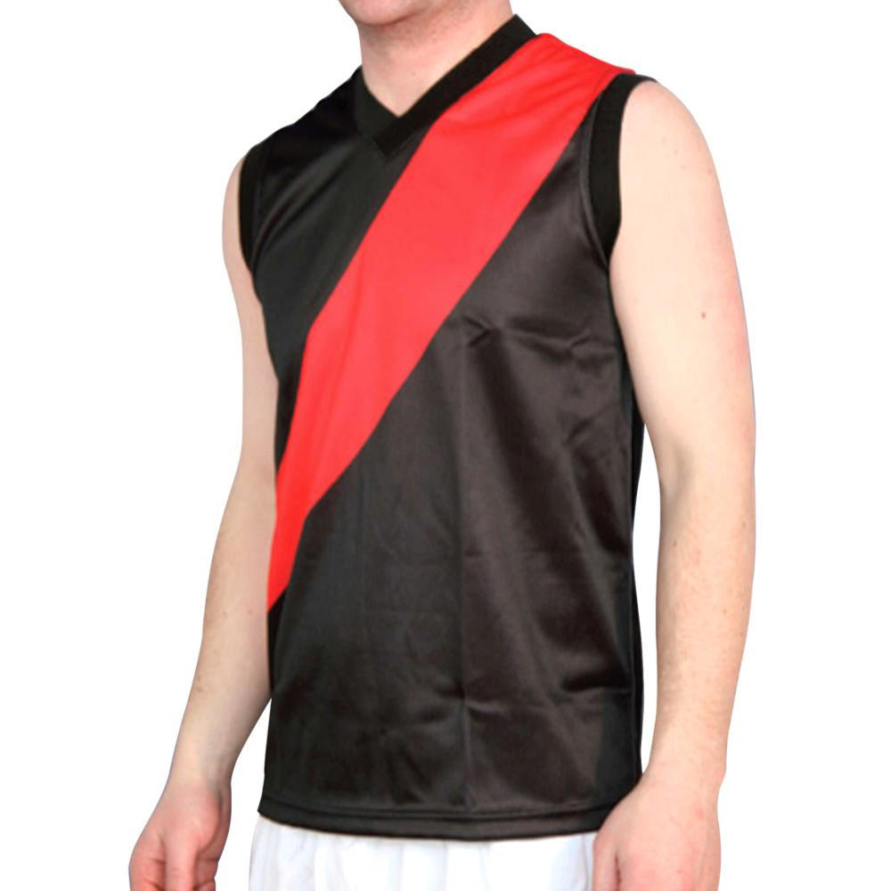 Aussie Rules Guernsey - Black Red