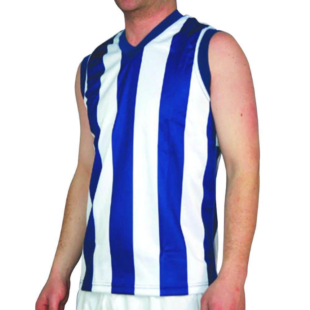 Aussie Rules Guernsey - Royal Blue White
