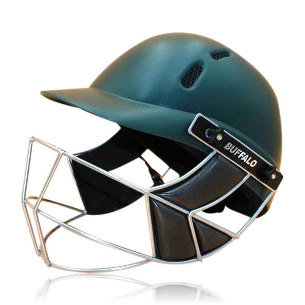 Buffalo Sports Impact Cricket Helmet - Green