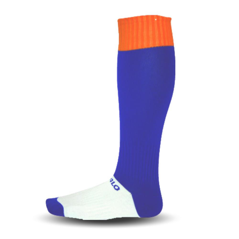 Buffalo Sports Pro Football Socks - Royal Blue Gold Top