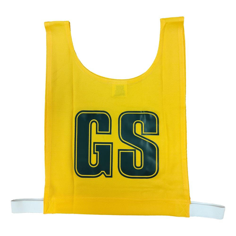 Buffalo Sports Netball Bib Set Gold/Bottle Green