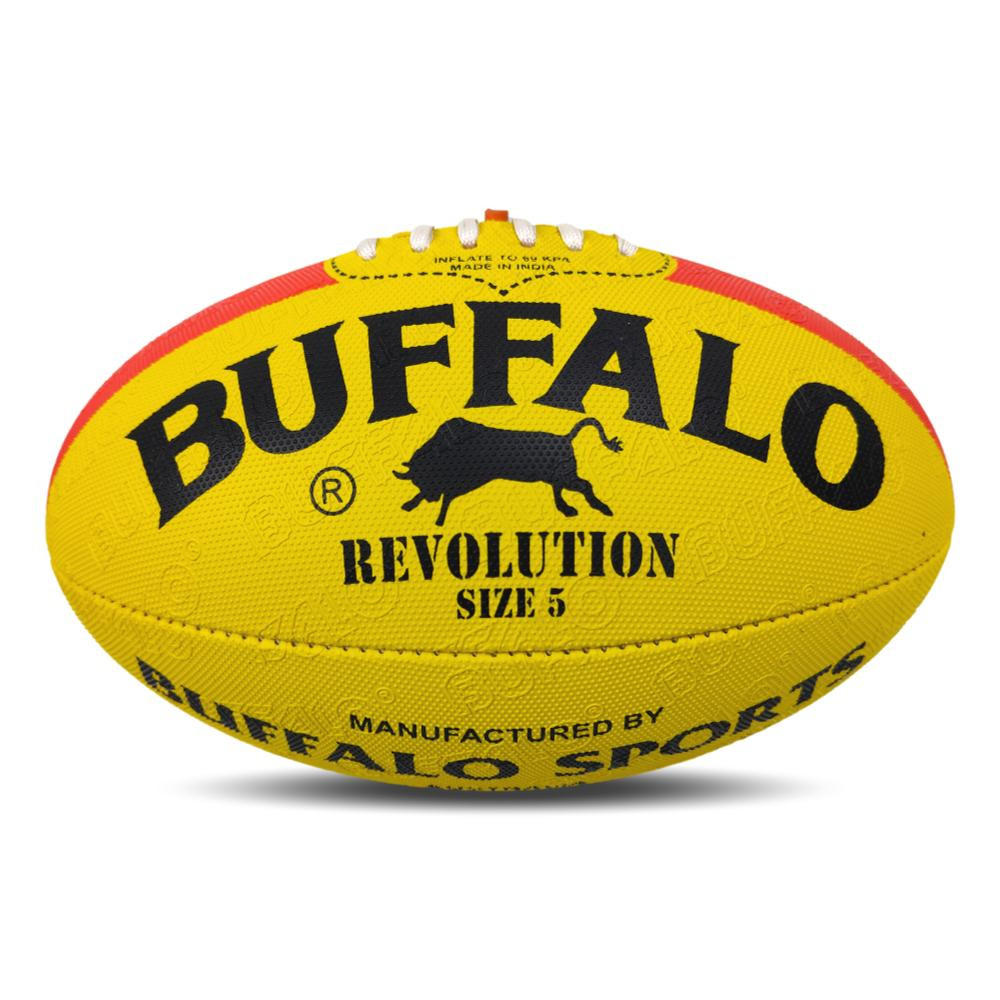 Buffalo Sports Revolution All Weather Synthetic Football - Yellow
