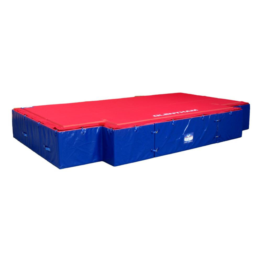 High Jump Mat 5m x 3m x 60cm AIRCELL CENTRE T Shape Cutout