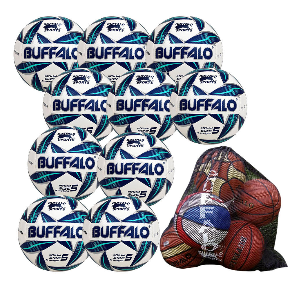 Buffalo Sports Striker Soccer Ball 10 Pack