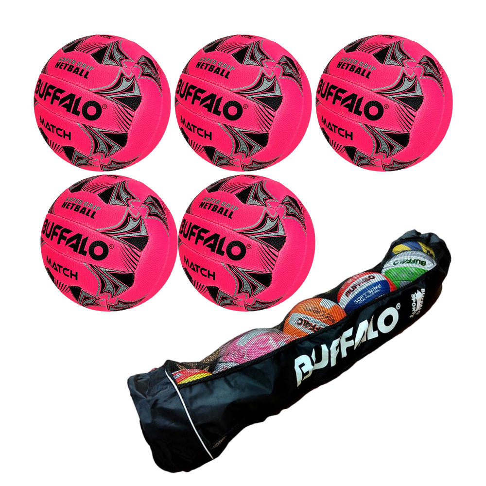 Buffalo Sports Match Pro Netball 5 Pack