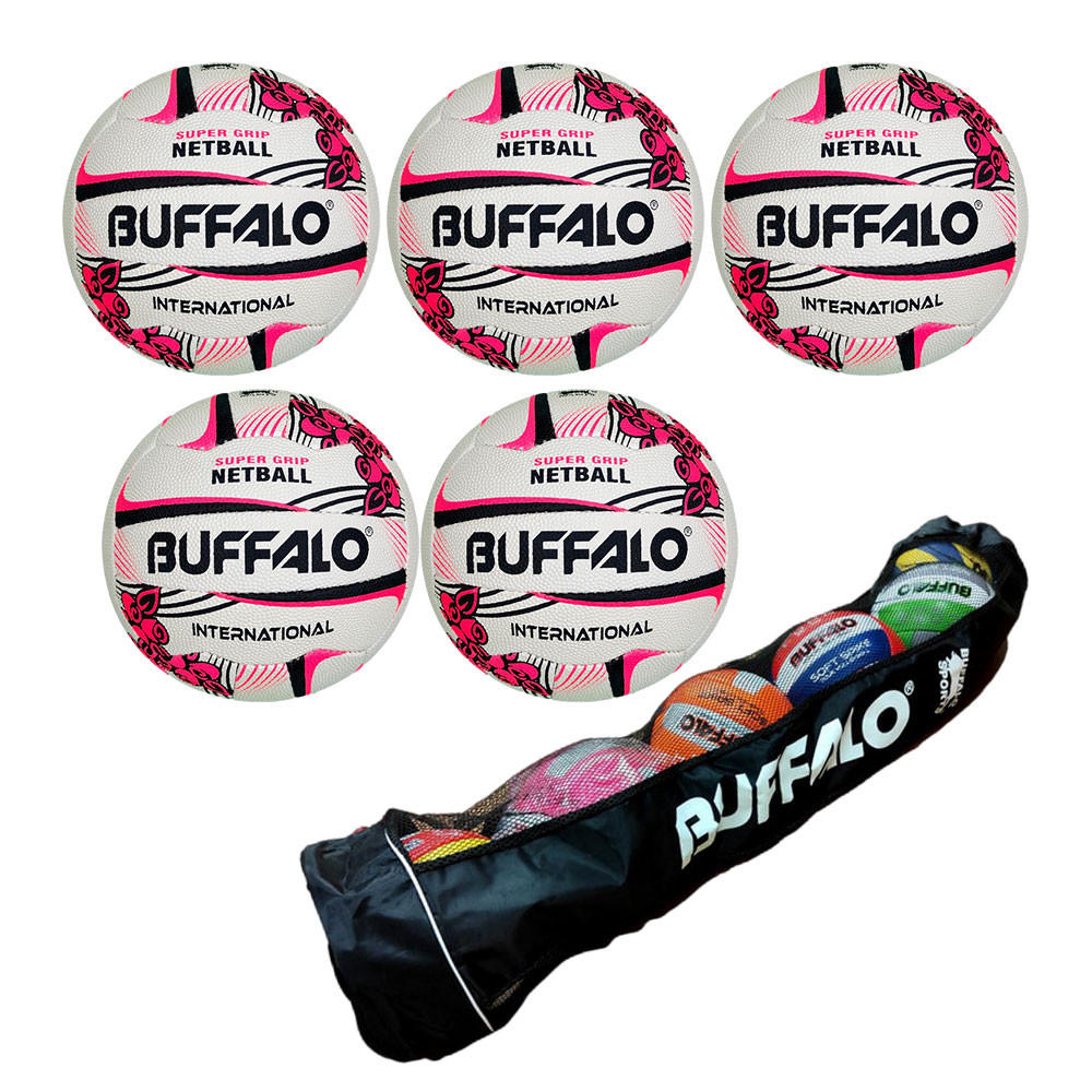 Buffalo Sports  International Pro Netball 5 Pack
