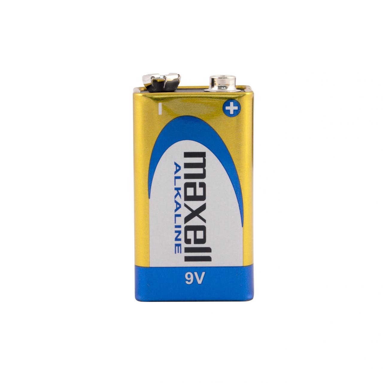 Maxell Premium Alkaline Batteries 9 Volt Size