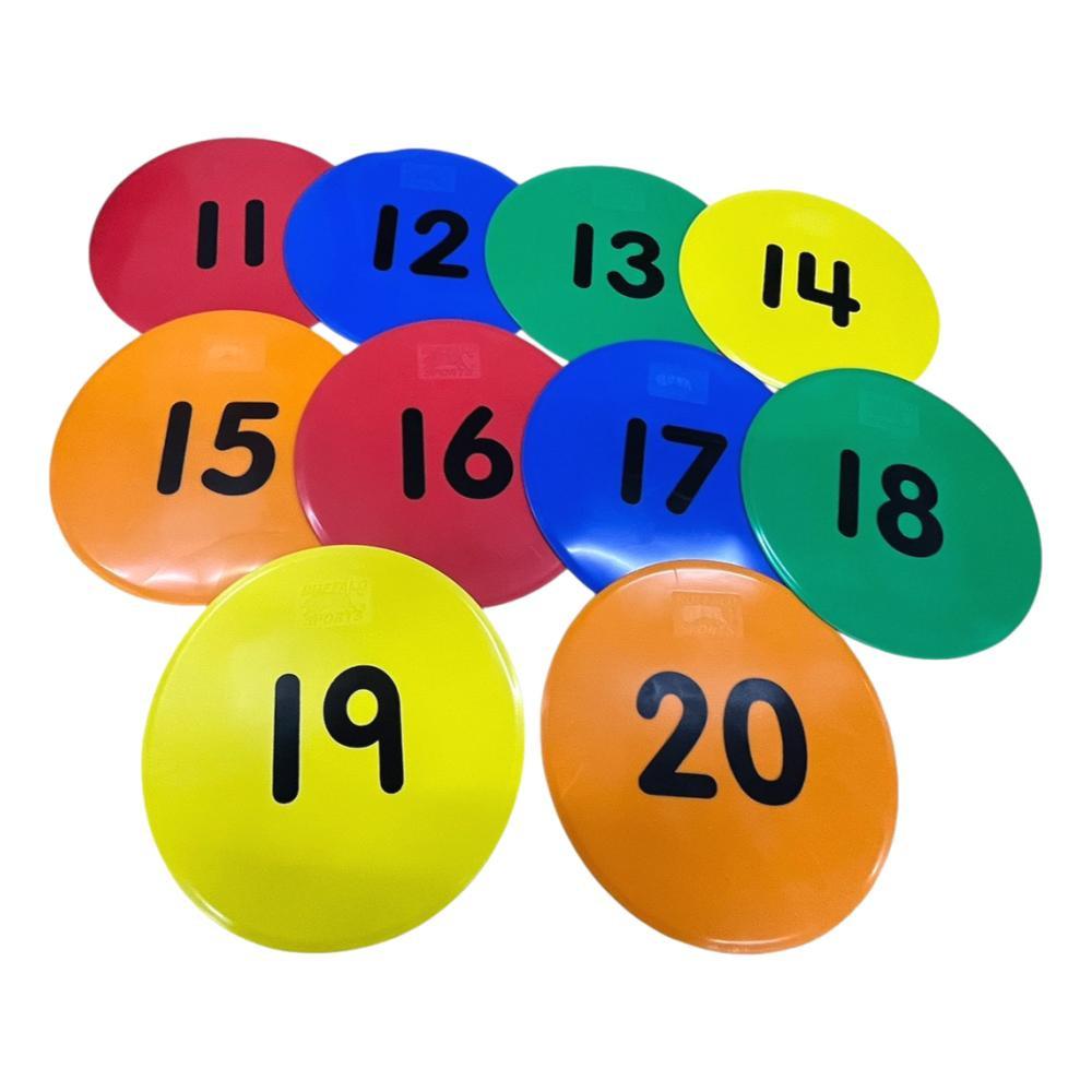 Buffalo Sports Round Disc Floor Marker Set 11 to 20