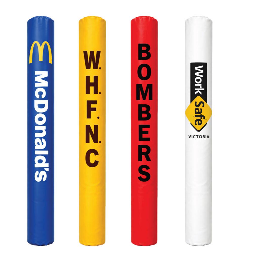Buffalo Sports Cylindrical Goal Post Padding 2m Custom Print (120mm hole)
