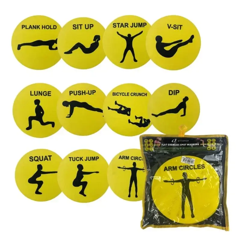 Exercise Floor Marker Spot Set of 12