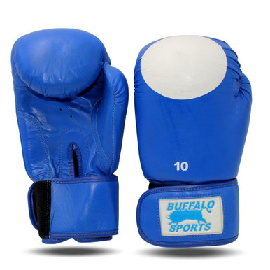 Buffalo Plaid Blue Print Boxing Gloves