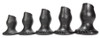 Pighole Fuckplug Set of 5 Black