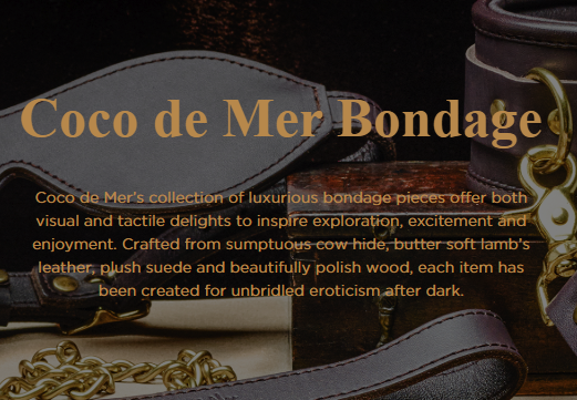 Coco de Mer Leather Range