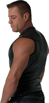 Neoprene Moto Vest Zip Smooth