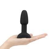 b-Vibe USB Rechargeable Petite Rimming Plug - Black