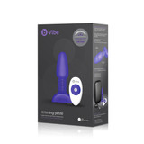 b-Vibe USB Rechargeable Petite Rimming Plug - Purple