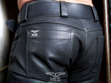 Mister B Leather Belt Stitched 5cm