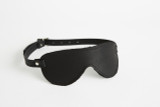 Buckle Fastened Leather Aviator Blindfold