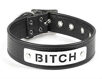 Bitch Leather Collar
