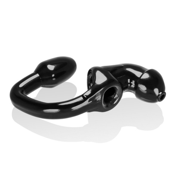 Tailpipe Chastity Cock-lock and Buttplug - Black