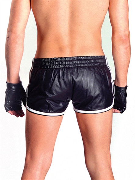 Mister B Leather Sport Shorts