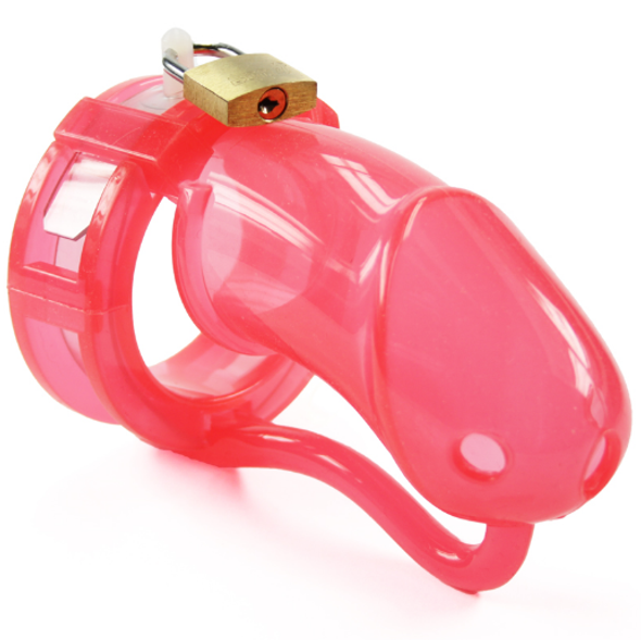 BON4L Large Silicone Penis Cage - Red