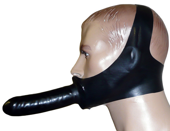 Open Face Mask with Dildo