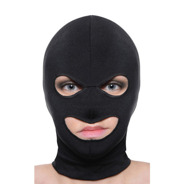 Spandex Hood With Eye And Mouth Hole