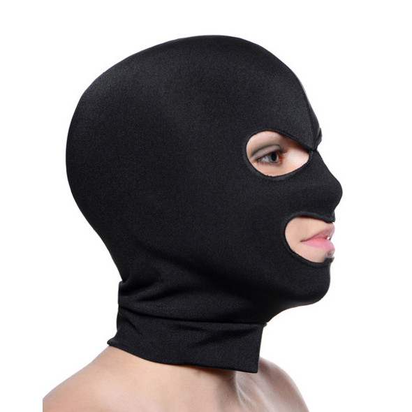 Spandex Hood With Eye And Mouth Hole