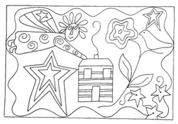 Log Cabin Liberty Angel