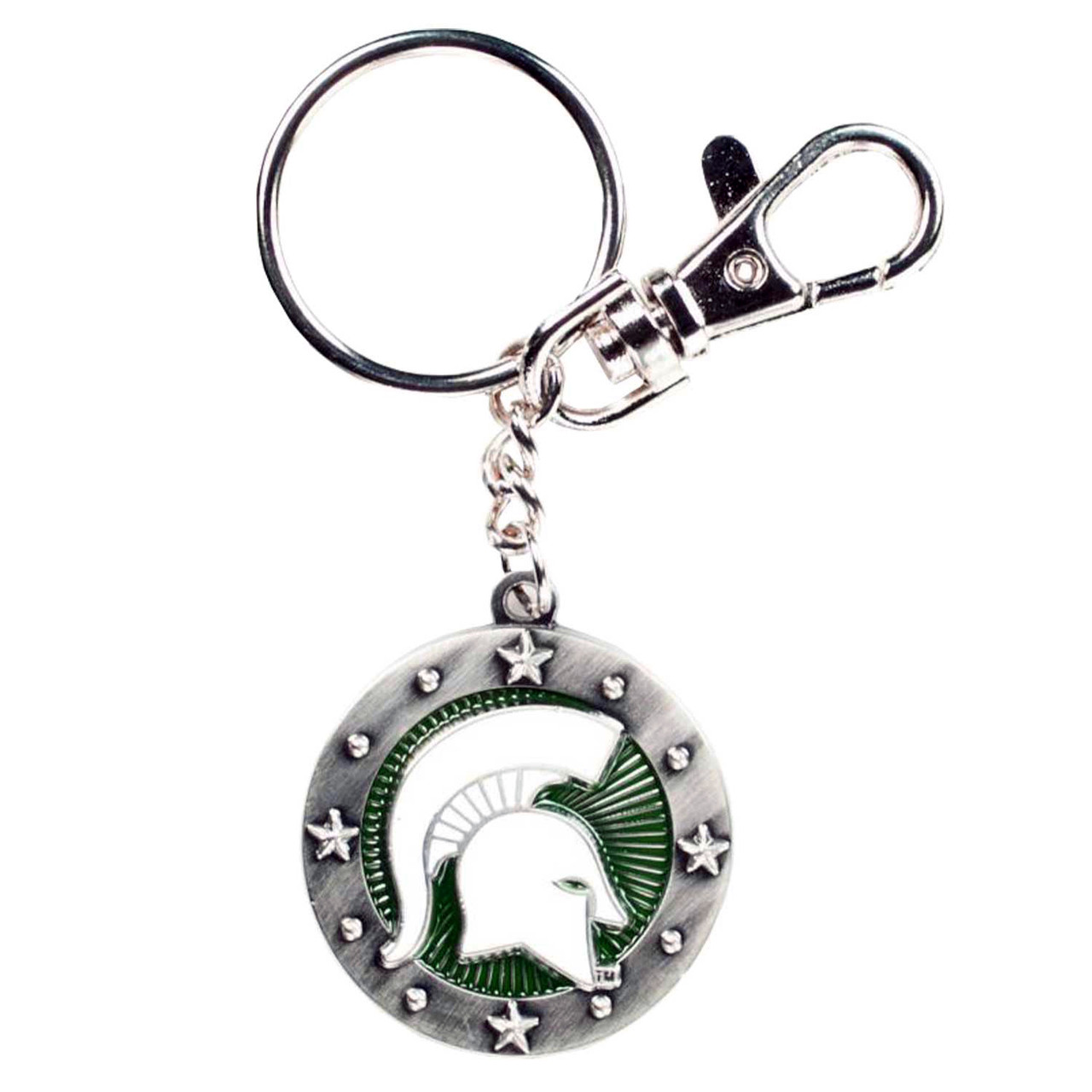 MICHIGAN STATE IMPACT KEYCHAIN