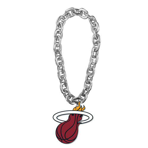 MIAMI HEAT (SILVER) FAN CHAIN