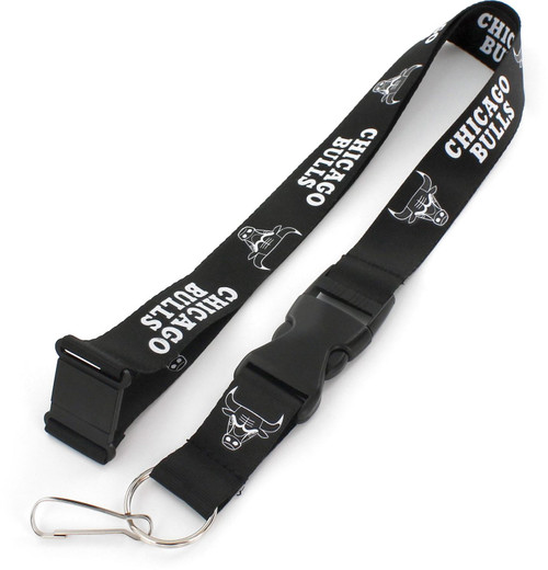 CHICAGO BULLS (BLACK & WHITE) TEAM LANYARD