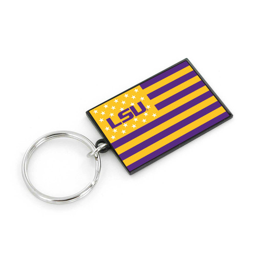 LSU AMERICANA FLAG KEYCHAIN