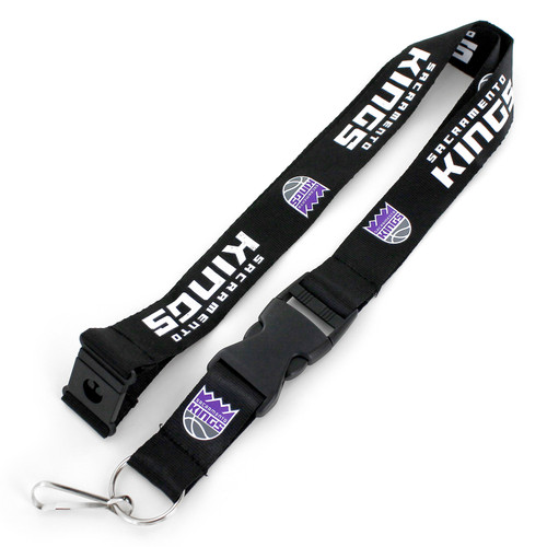 SACRAMENTO KINGS (BLACK) TEAM LANYARD